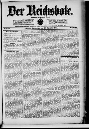 Der Reichsbote vom 28.11.1912