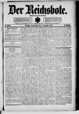 Der Reichsbote vom 05.12.1912