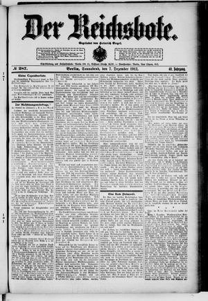 Der Reichsbote vom 07.12.1912