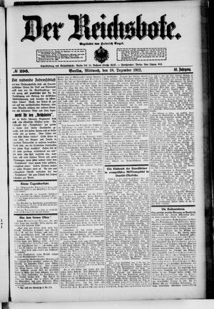 Der Reichsbote vom 18.12.1912