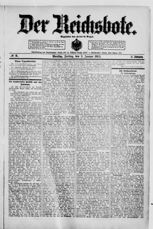 Der Reichsbote vom 03.01.1913