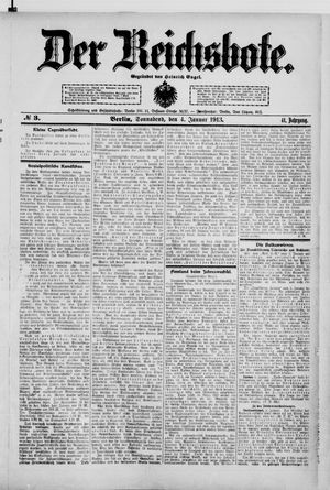 Der Reichsbote vom 04.01.1913