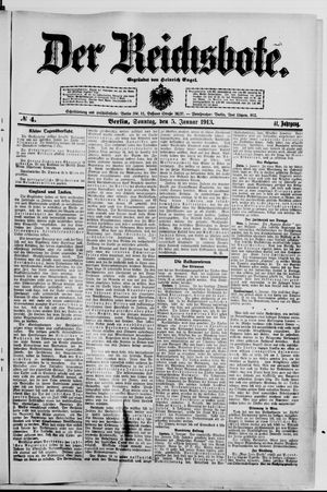 Der Reichsbote on Jan 5, 1913