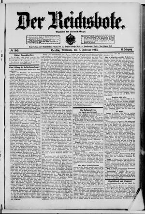 Der Reichsbote vom 05.02.1913