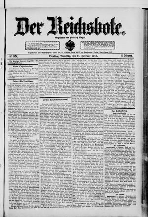 Der Reichsbote on Feb 11, 1913