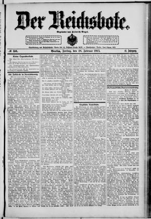 Der Reichsbote vom 28.02.1913