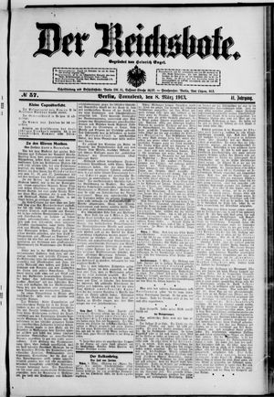 Der Reichsbote vom 08.03.1913