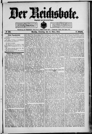 Der Reichsbote on Mar 11, 1913