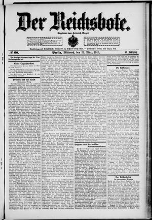 Der Reichsbote vom 12.03.1913