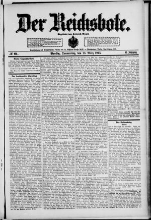 Der Reichsbote on Mar 13, 1913