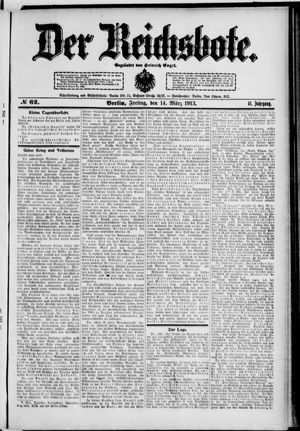 Der Reichsbote vom 14.03.1913