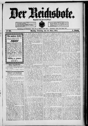 Der Reichsbote vom 18.03.1913
