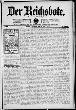Der Reichsbote on Mar 19, 1913