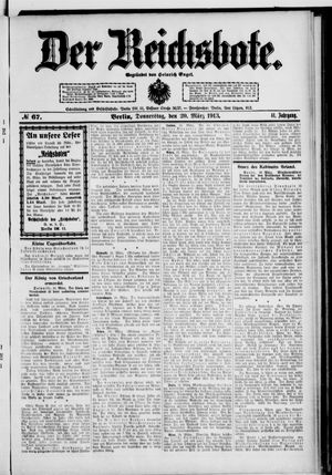 Der Reichsbote vom 20.03.1913