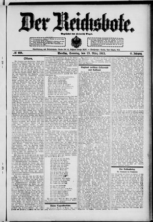 Der Reichsbote vom 23.03.1913