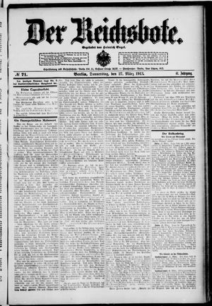 Der Reichsbote on Mar 27, 1913