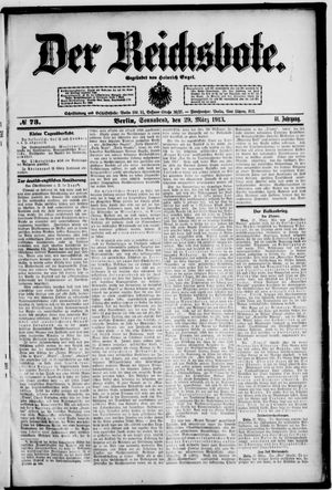 Der Reichsbote vom 29.03.1913
