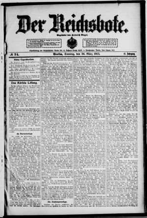 Der Reichsbote on Mar 30, 1913