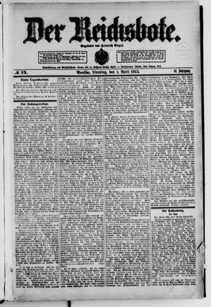Der Reichsbote vom 01.04.1913