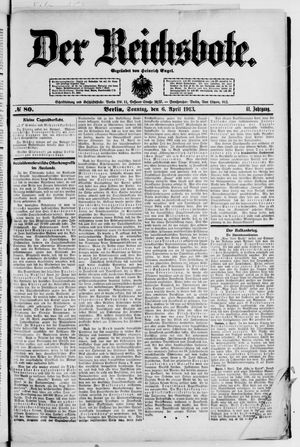 Der Reichsbote on Apr 6, 1913