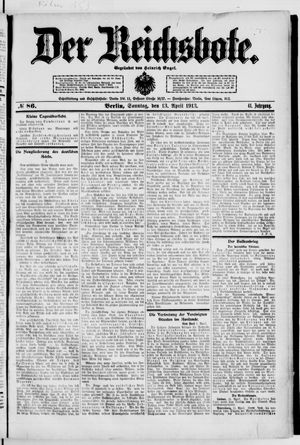 Der Reichsbote on Apr 13, 1913