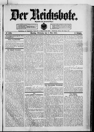 Der Reichsbote vom 07.05.1913