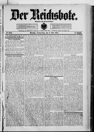Der Reichsbote vom 08.05.1913