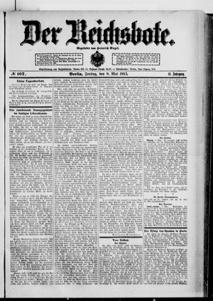 Der Reichsbote vom 09.05.1913