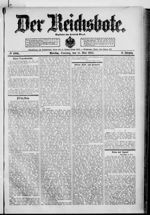 Der Reichsbote vom 11.05.1913
