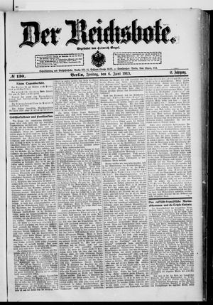 Der Reichsbote vom 06.06.1913