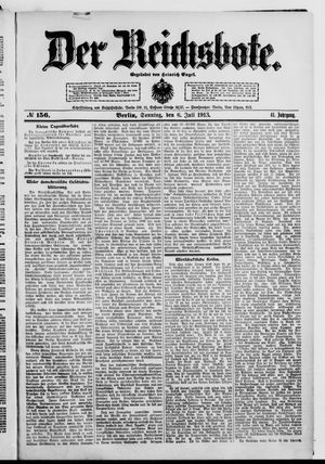 Der Reichsbote vom 06.07.1913