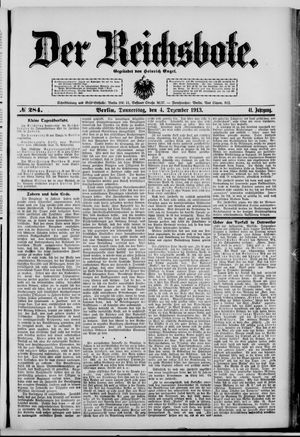 Der Reichsbote vom 04.12.1913