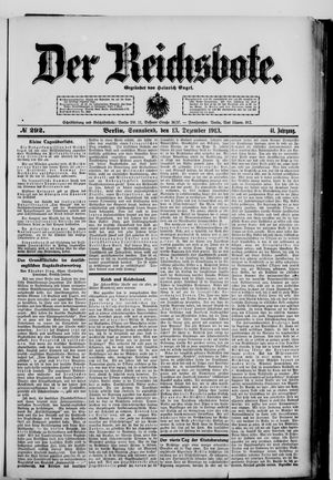 Der Reichsbote vom 13.12.1913