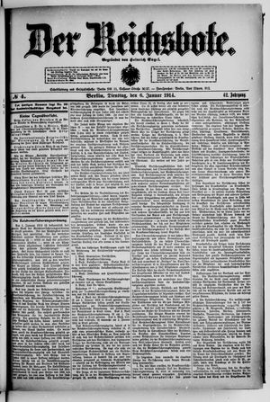 Der Reichsbote vom 06.01.1914