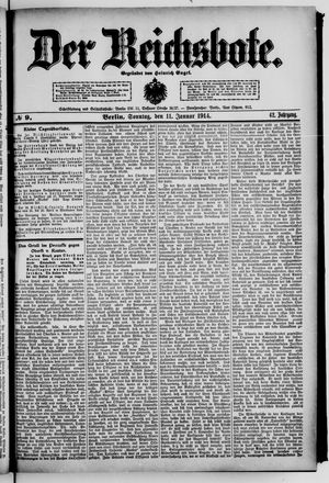 Der Reichsbote on Jan 11, 1914