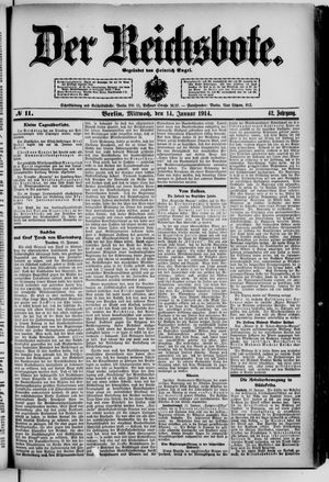 Der Reichsbote vom 14.01.1914