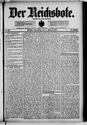 Der Reichsbote vom 05.02.1914