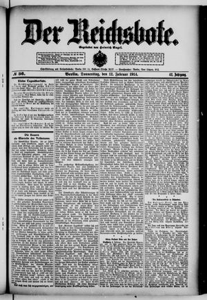 Der Reichsbote on Feb 12, 1914