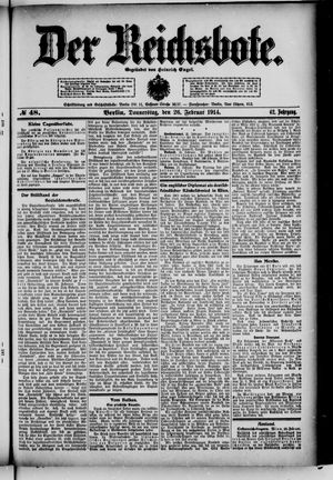 Der Reichsbote vom 26.02.1914