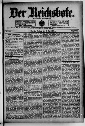 Der Reichsbote vom 03.04.1914