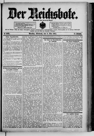 Der Reichsbote vom 06.05.1914