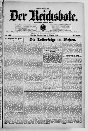 Der Reichsbote vom 02.10.1914