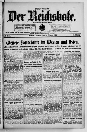 Der Reichsbote vom 05.10.1914