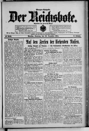 Der Reichsbote vom 20.12.1914