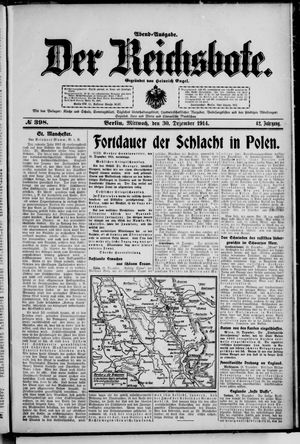 Der Reichsbote vom 30.12.1914