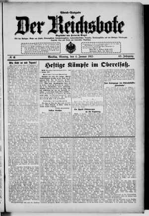 Der Reichsbote vom 04.01.1915