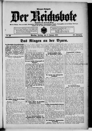 Der Reichsbote on Jan 8, 1915
