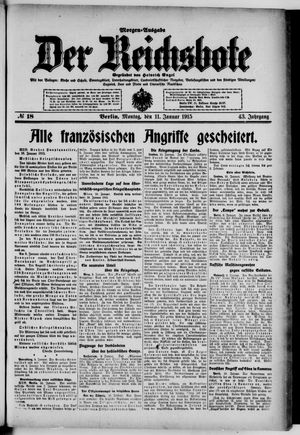 Der Reichsbote on Jan 11, 1915