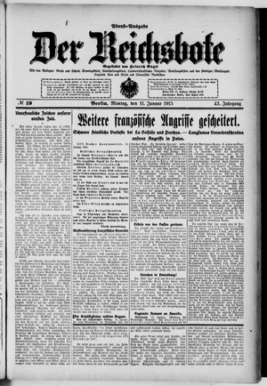 Der Reichsbote vom 11.01.1915