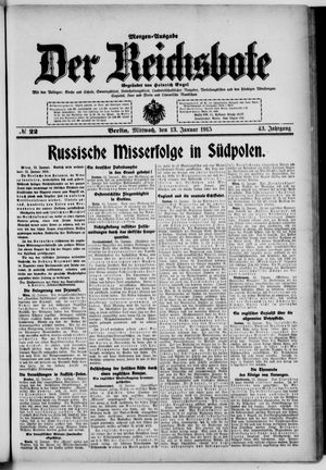 Der Reichsbote vom 13.01.1915